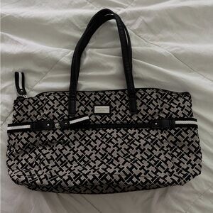 Tommy Hilfiger Monochrome Patterned Tote